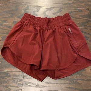 Lululemon Maroon Shorts